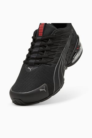 Voltaic Evo Running Shoe, PUMA Black-Stormy Slate-For All Time Red, extralarge-GBR