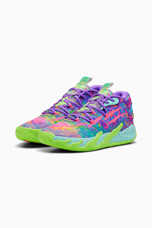 MB.03 Be You Basketball Shoes, Purple Glimmer-KNOCKOUT PINK-Green Gecko, extralarge-GBR