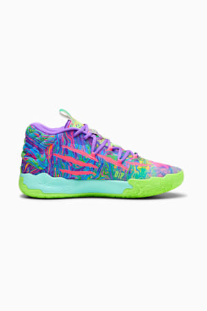 MB.03 Be You Basketball Shoes, Purple Glimmer-KNOCKOUT PINK-Green Gecko, extralarge-GBR