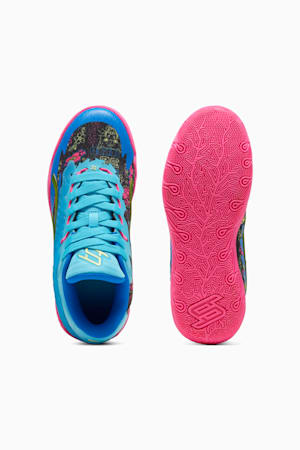 Stewie 3 Midnight in Tokyo Basketball Shoes Women, Bright Aqua-Fluro Pink Pes-PUMA Black, extralarge-GBR
