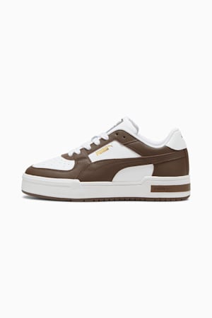 CA Pro Classic Trainers, PUMA White-Espresso Brown-Puma Team Gold, extralarge-GBR