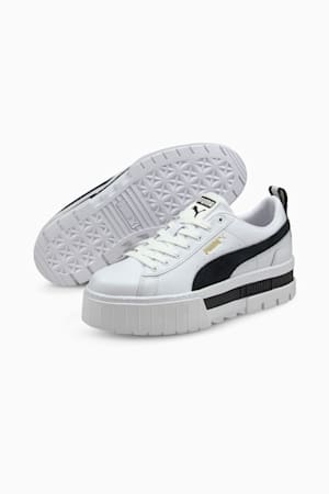 Mayze Sneakers Women, Puma White-Puma Black, extralarge-GBR