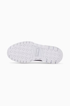 Mayze Leather Youth Trainers, Puma White-Puma Team Gold, extralarge-GBR
