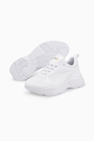 Cassia Women's Trainers, Puma White-Puma White-Puma Team Gold, extralarge-GBR