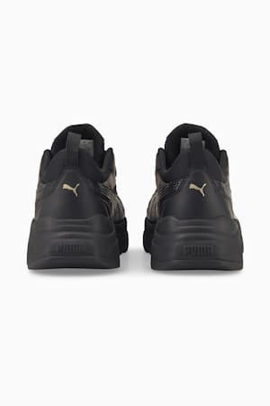 Cassia Women's Trainers, Puma Black-Puma Black-Puma Team Gold, extralarge-GBR