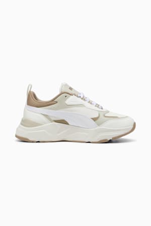 Cassia Women's Trainers, Warm White-PUMA White-Desert Dust-Oak Branch-PUMA Gold, extralarge-GBR