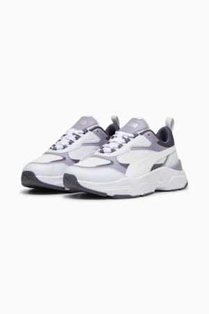 Cassia Women's Trainers, Silver Mist-PUMA White-Galactic Gray-Pale Plum-PUMA Silver, extralarge-GBR