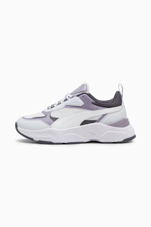 Cassia Women's Trainers, Silver Mist-PUMA White-Galactic Gray-Pale Plum-PUMA Silver, extralarge-GBR