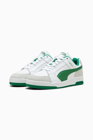 Slipstream Lo Retro Trainers, PUMA White-Archive Green, extralarge-GBR