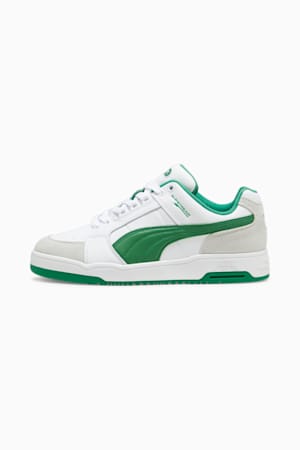 Slipstream Lo Retro Trainers, PUMA White-Archive Green, extralarge-GBR