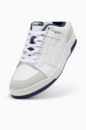 Slipstream Lo Retro Trainers, PUMA White-PUMA White-Club Navy, extralarge-GBR