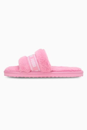 Fluff Youth Slippers, Lilac Chiffon-PUMA White, extralarge-GBR