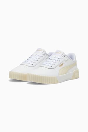 Carina 2.0 Sneakers Women, PUMA White-Sugared Almond-PUMA Gold, extralarge-GBR