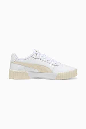 Carina 2.0 Sneakers Women, PUMA White-Sugared Almond-PUMA Gold, extralarge-GBR