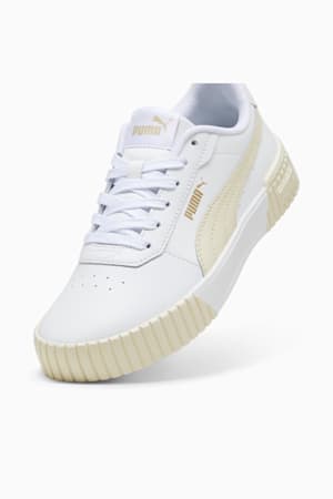 Carina 2.0 Sneakers Women, PUMA White-Sugared Almond-PUMA Gold, extralarge-GBR