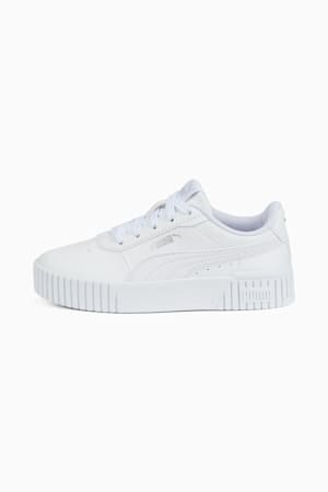 Carina 2.0 Sneakers Kids, Puma White-Puma White-Puma Silver, extralarge-GBR