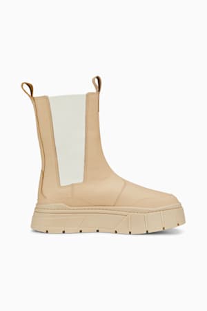 Mayze Stack Women's Chelsea Boot, Light Sand, extralarge-GBR
