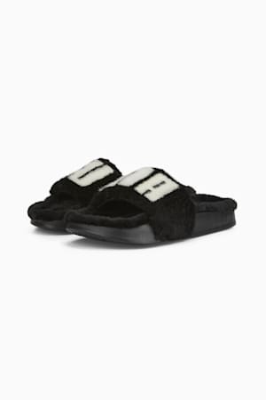 Leadcat 2.0 Fuzz Slides Women, Puma Black-Puma White, extralarge-GBR