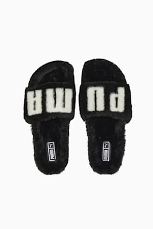 Leadcat 2.0 Fuzz Slides Women, Puma Black-Puma White, extralarge-GBR