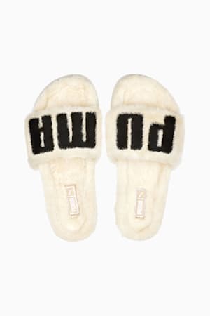 Leadcat 2.0 Fuzz Slides Women, Eggnog-Puma Black, extralarge-GBR