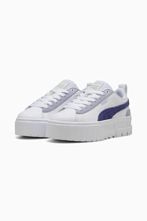 Mayze Mix Women's Sneakers, Puma White-Blue Crystal, extralarge-GBR