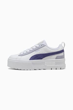 Mayze Mix Women's Sneakers, Puma White-Blue Crystal, extralarge-GBR