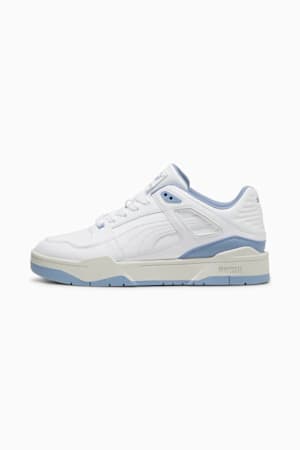 Slipstream Leather Sneakers, PUMA White-Zen Blue, extralarge-GBR