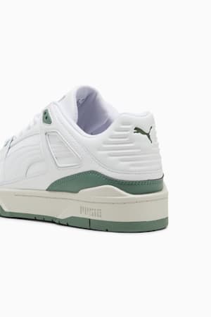 Slipstream Leather Sneakers, PUMA White-Eucalyptus, extralarge-GBR