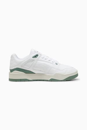 Slipstream Leather Sneakers, PUMA White-Eucalyptus, extralarge-GBR