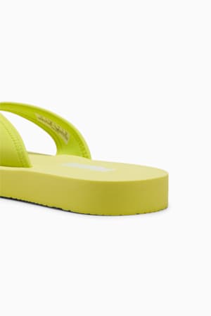 Sandy Flip-Flops Women, Lime Sheen-PUMA White, extralarge-GBR