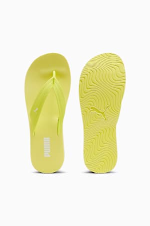 Sandy Flip-Flops Women, Lime Sheen-PUMA White, extralarge-GBR