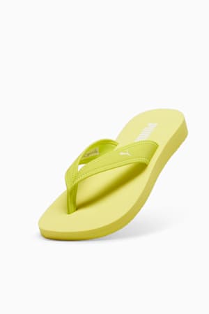 Sandy Flip-Flops Women, Lime Sheen-PUMA White, extralarge-GBR