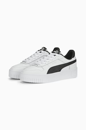Carina Street Sneakers Women, PUMA White-PUMA Black-PUMA Silver, extralarge-GBR