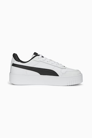 Carina Street Sneakers Women, PUMA White-PUMA Black-PUMA Silver, extralarge-GBR