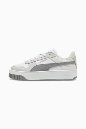 Carina Street Sneakers Women, PUMA White-Stormy Slate-PUMA Gold, extralarge-GBR