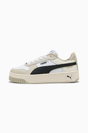 Carina Street Sneakers Women, PUMA White-PUMA Black-Desert Dust, extralarge-GBR