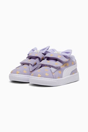 Suede Classic LF Re-Bow V Sneakers Toddler, Vivid Violet-PUMA White, extralarge-GBR