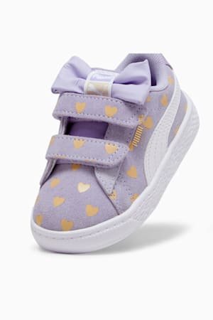 Suede Classic LF Re-Bow V Sneakers Toddler, Vivid Violet-PUMA White, extralarge-GBR