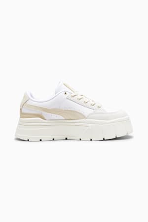 Mayze Stack Luxe Sneakers Women, PUMA White-Alpine Snow, extralarge-GBR