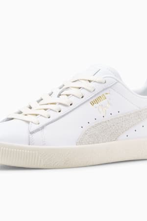 Clyde Base Sneakers, PUMA White-Frosted Ivory-Puma Team Gold, extralarge-GBR
