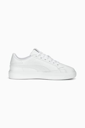 Lajla Leather Sneakers Women, PUMA White, extralarge-GBR