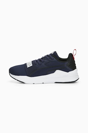 Wired Run Pure Shoes Youth, PUMA Navy-PUMA Black-PUMA White, extralarge-GBR