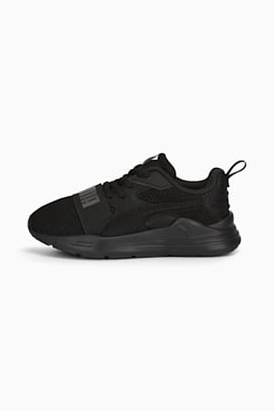 Wired Run Pure Shoes Kids, PUMA Black-PUMA Black-Shadow Gray, extralarge-GBR