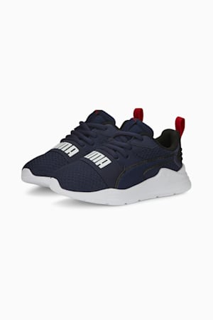 Wired Run Pure Shoes Kids, PUMA Navy-PUMA Black-PUMA White, extralarge-GBR