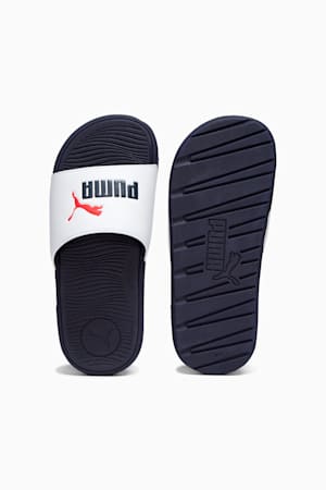 Cool Cat 2.0 Sandals Youth, PUMA White-PUMA Navy-For All Time Red, extralarge-GBR