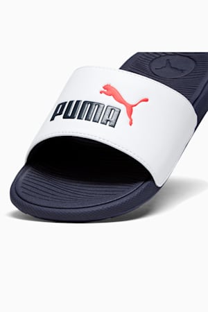 Cool Cat 2.0 Sandals Youth, PUMA White-PUMA Navy-For All Time Red, extralarge-GBR