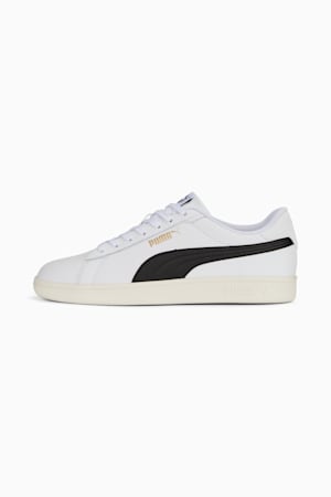 Smash 3.0 L Sneakers, PUMA White-PUMA Black-PUMA Gold-Frosted Ivory, extralarge-GBR