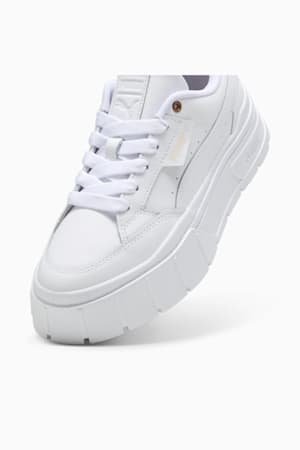 Mayze Stack Soft Sneakers Women, PUMA White-Rosebay, extralarge-GBR