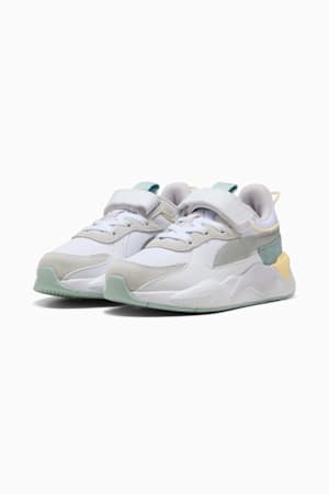 RS-X Metallic Alternative Closure+ Sneakers Kids, PUMA White-PUMA Silver, extralarge-GBR