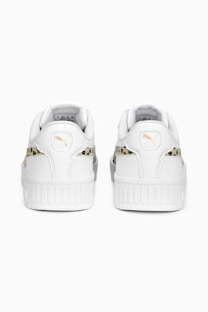 Carina 2.0 Animal Sneakers Youth, PUMA White-Granola-PUMA Black-PUMA Gold, extralarge-GBR